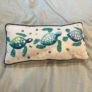 Pottery Barn Sea Turtle Throw Pillow